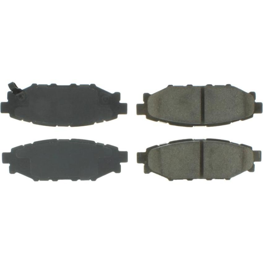 CENTRIC PARTS 300.11140 Centric Premium Semi-Metallic Brake Pads with Shims and Hardware