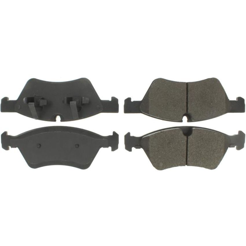 CENTRIC PARTS 300.11230 Centric Premium Semi-Metallic Brake Pads with Shims and Hardware