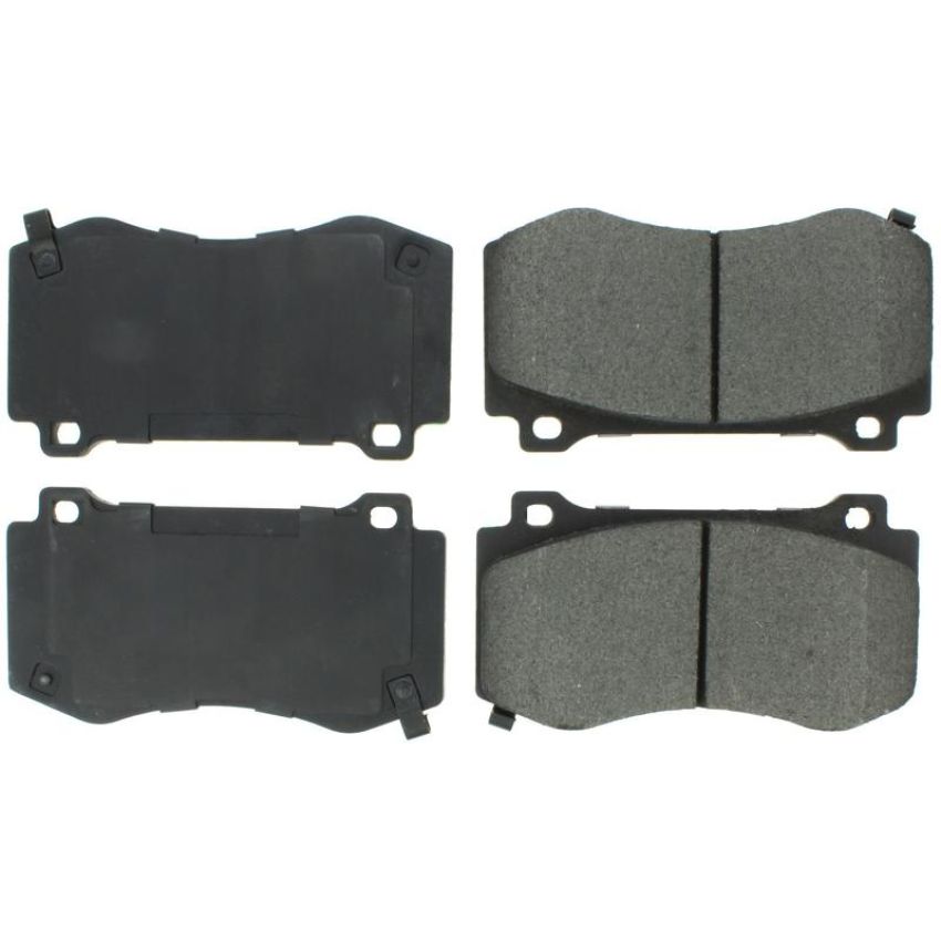 CENTRIC PARTS 300.11490 Centric Premium Semi-Metallic Brake Pads with Shims and Hardware