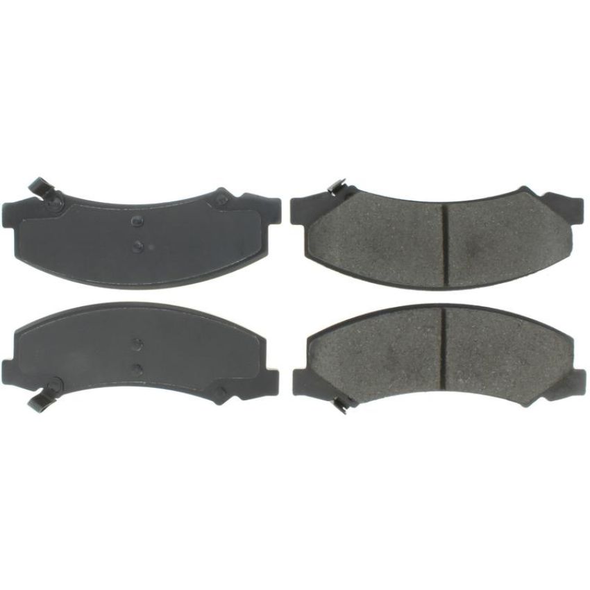 CENTRIC PARTS 300.11590 Centric Premium Semi-Metallic Brake Pads with Shims and Hardware