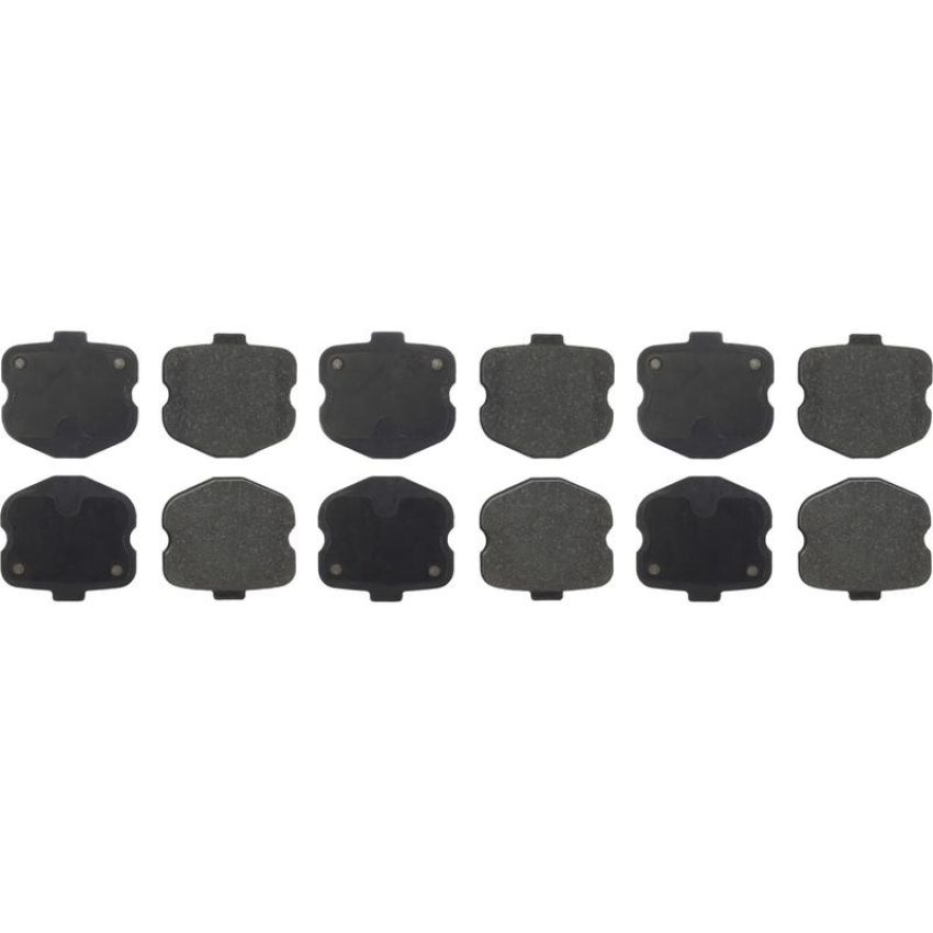 CENTRIC PARTS 300.11850 Centric Premium Semi-Metallic Brake Pads with Shims
