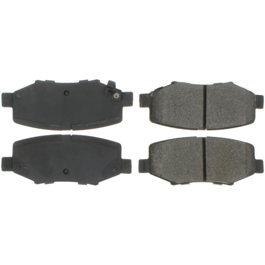 CENTRIC PARTS 300.12740 Centric Premium Semi-Metallic Brake Pads with Shims and Hardware