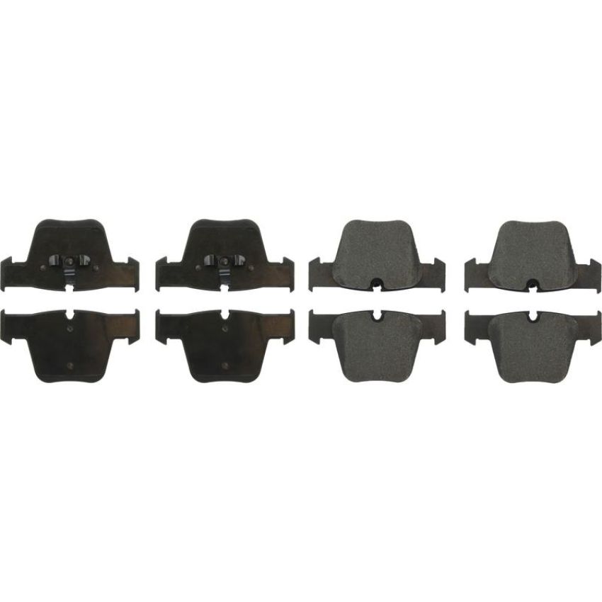 CENTRIC PARTS 300.12890 Centric Premium Semi-Metallic Brake Pads with Shims and Hardware