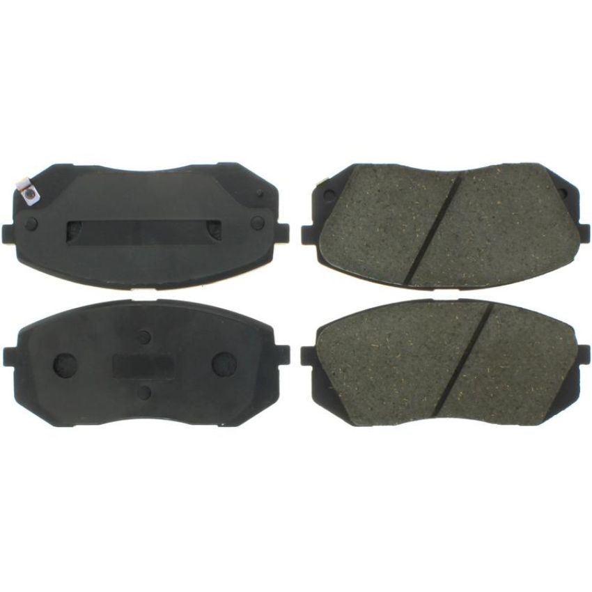 CENTRIC PARTS 300.12950 Centric Premium Semi-Metallic Brake Pads with Shims and Hardware