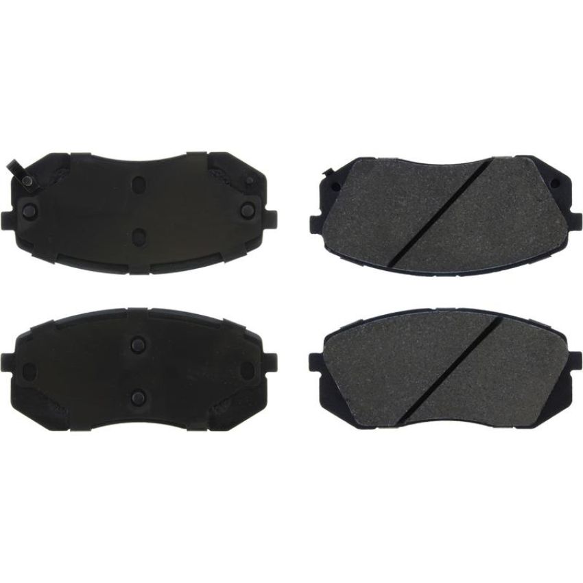 CENTRIC PARTS 300.12951 Centric Premium Semi-Metallic Brake Pads with Shims and Hardware