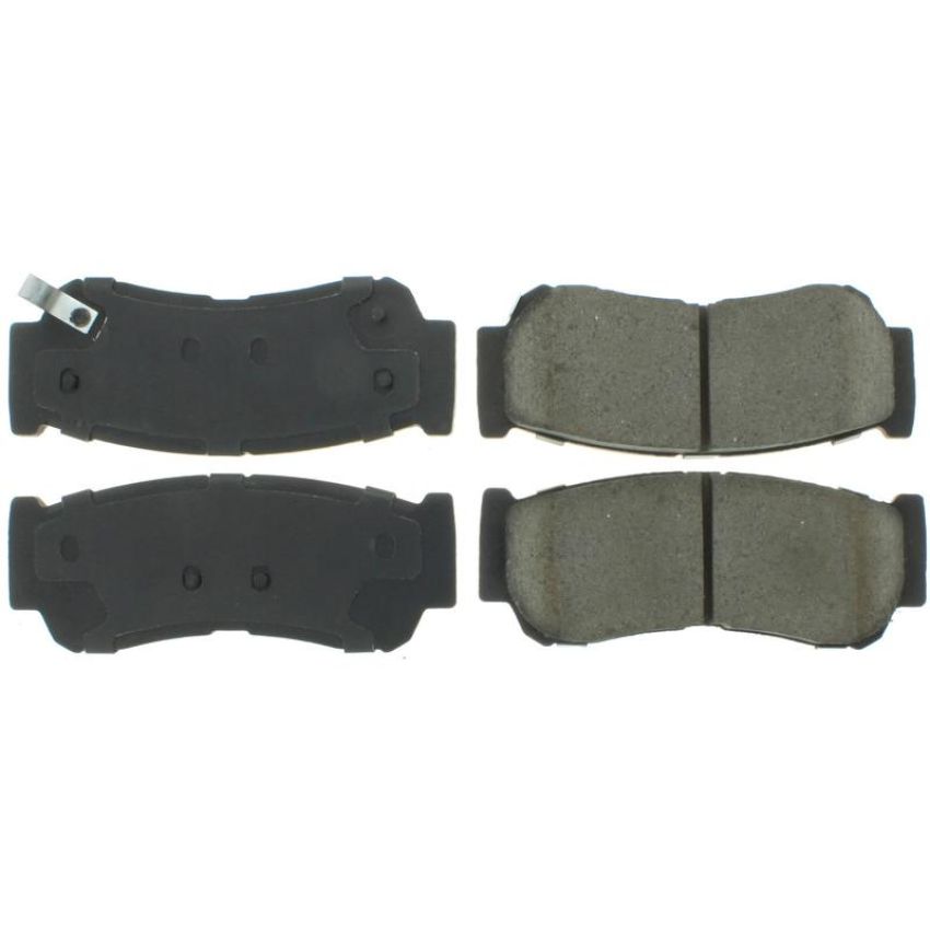 CENTRIC PARTS 300.12970 Centric Premium Semi-Metallic Brake Pads with Shims and Hardware