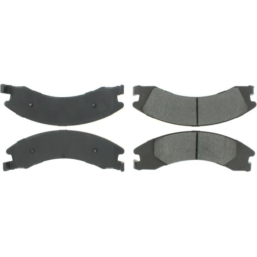 CENTRIC PARTS 300.13290 Centric Premium Semi-Metallic Brake Pads with Shims and Hardware