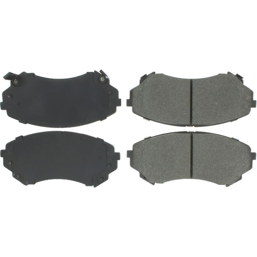 CENTRIC PARTS 300.13310 Centric Premium Semi-Metallic Brake Pads with Shims and Hardware