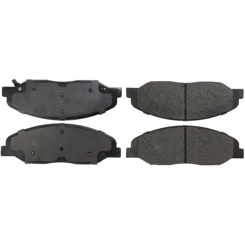 CENTRIC PARTS 300.13320 Centric Premium Semi-Metallic Brake Pads with Shims and Hardware