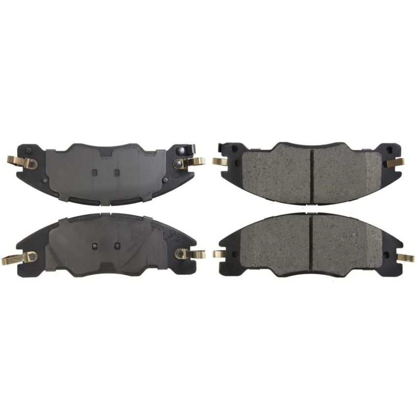 CENTRIC PARTS 300.13390 Centric Premium Semi-Metallic Brake Pads with Shims and Hardware