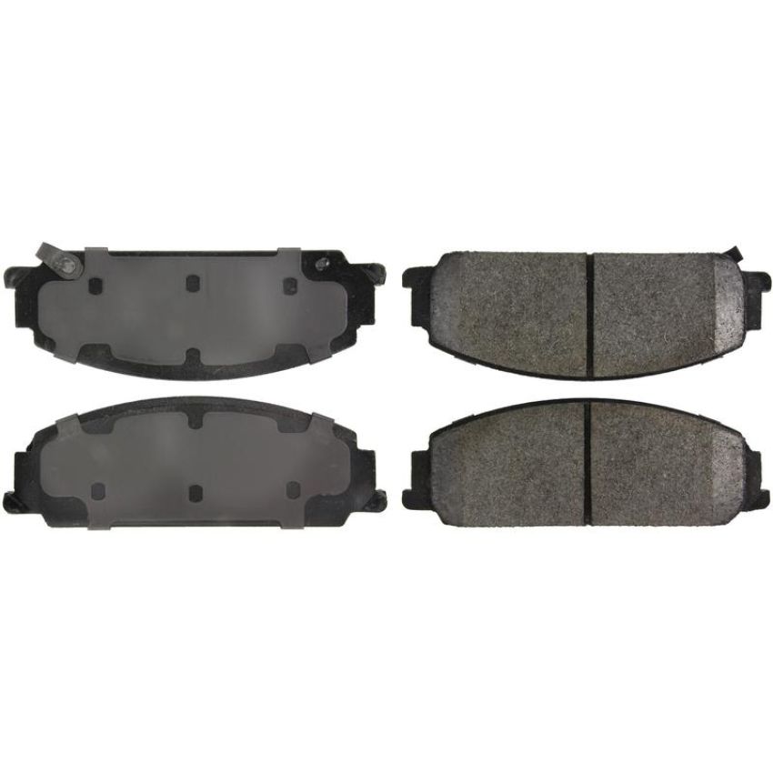 CENTRIC PARTS 300.13510 Centric Premium Semi-Metallic Brake Pads with Shims and Hardware