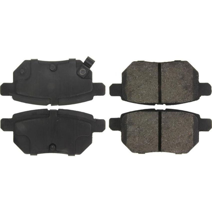 CENTRIC PARTS 300.13540 Centric Premium Semi-Metallic Brake Pads with Shims and Hardware