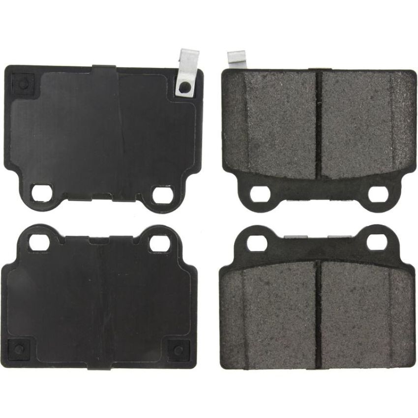 CENTRIC PARTS 300.13680 Centric Premium Semi-Metallic Brake Pads with Shims and Hardware