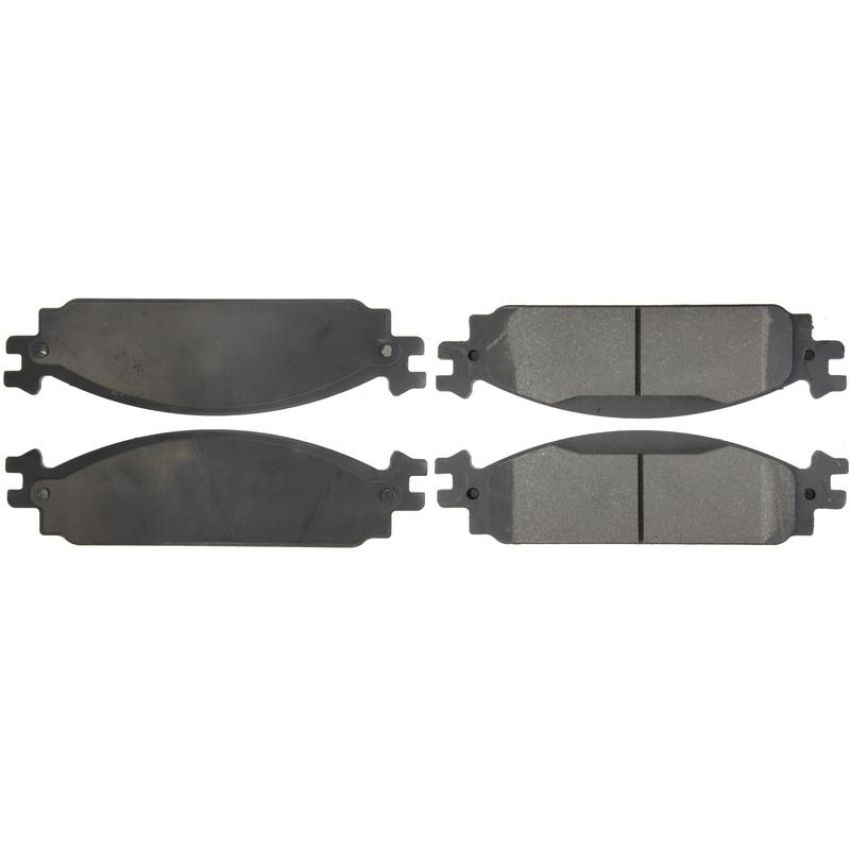 CENTRIC PARTS 300.13760 Centric Premium Semi-Metallic Brake Pads with Shims and Hardware