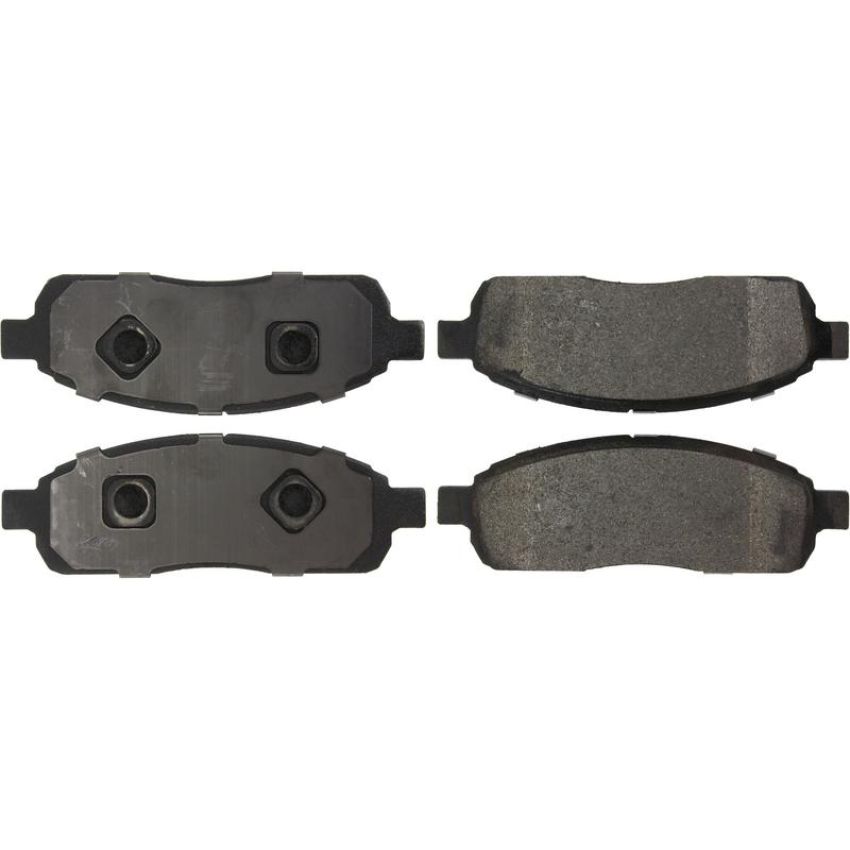 CENTRIC PARTS 300.13920 Centric Premium Semi-Metallic Brake Pads with Shims and Hardware