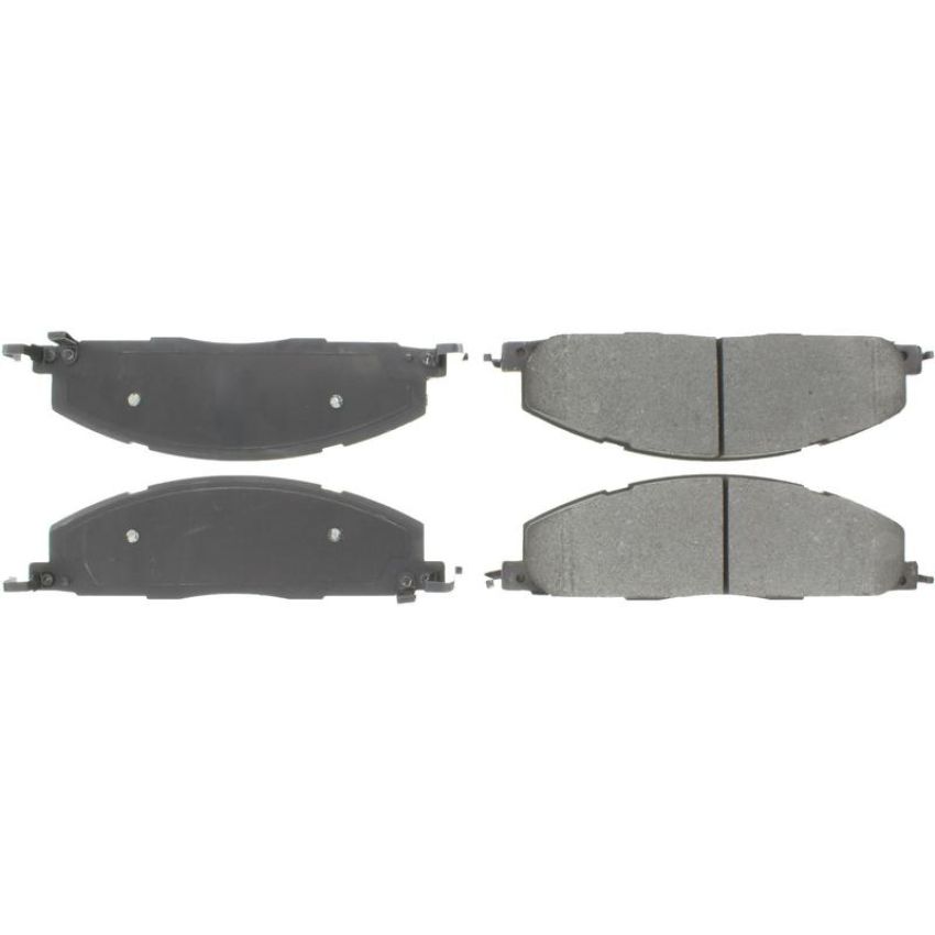 CENTRIC PARTS 300.14000 Centric Premium Semi-Metallic Brake Pads with Shims and Hardware