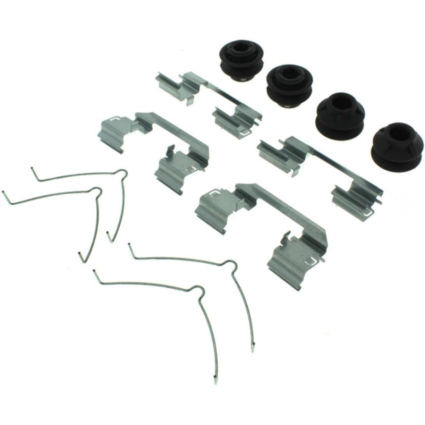 CENTRIC PARTS 300.14010 Centric Premium Semi-Metallic Brake Pads with Shims and Hardware