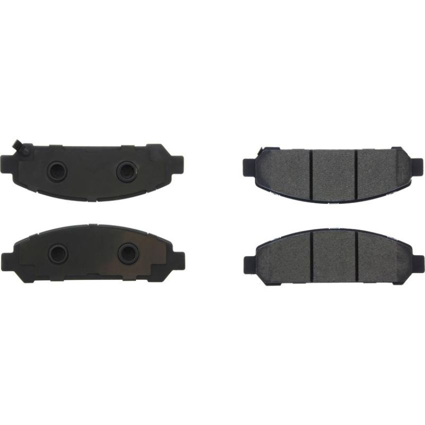 CENTRIC PARTS 300.14010 Centric Premium Semi-Metallic Brake Pads with Shims and Hardware