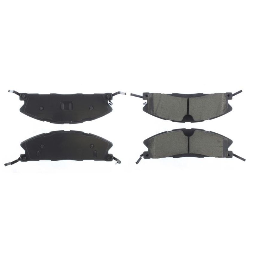 CENTRIC PARTS 300.16111 Centric Premium Semi-Metallic Brake Pads with Shims and Hardware