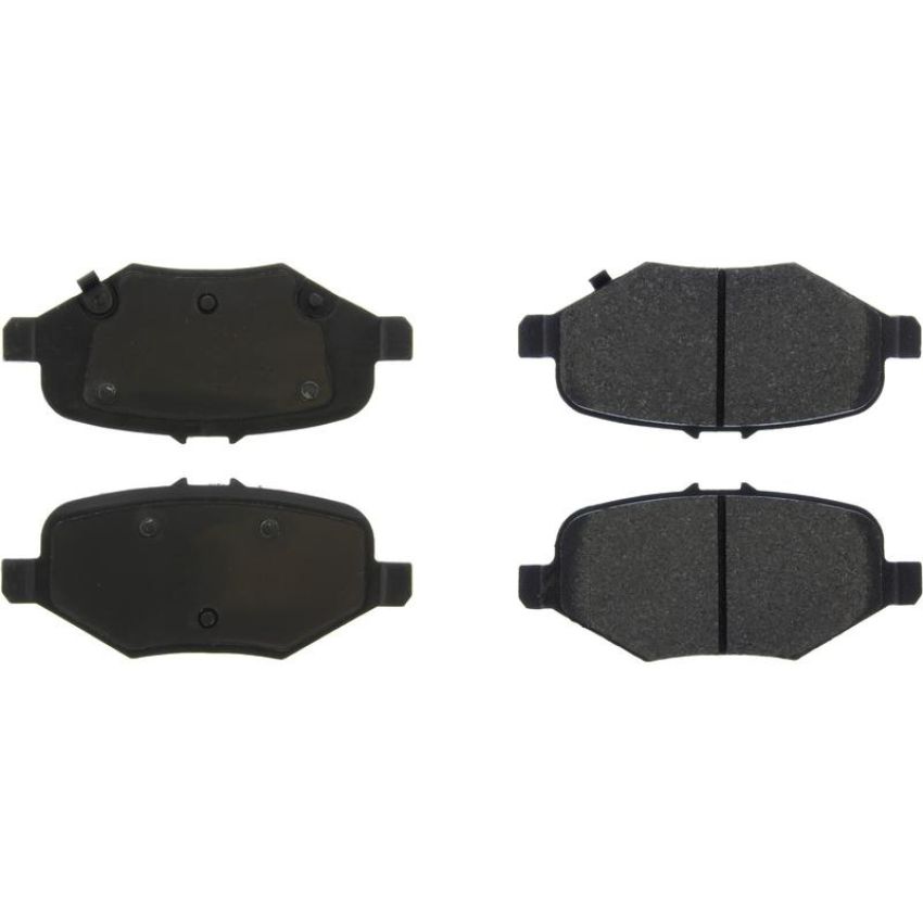 CENTRIC PARTS 300.16120 Centric Premium Semi-Metallic Brake Pads with Shims and Hardware