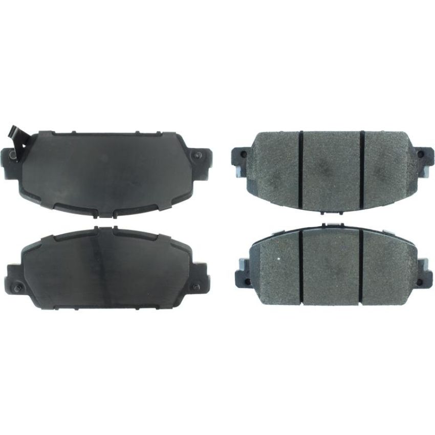 CENTRIC PARTS 300.16540 Centric Premium Semi-Metallic Brake Pads with Shims and Hardware