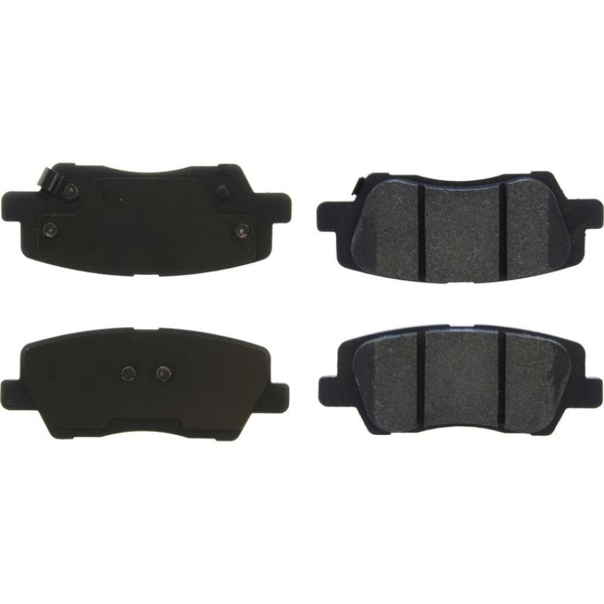 CENTRIC PARTS 300.16590 Centric Premium Semi-Metallic Brake Pads with Shims and Hardware