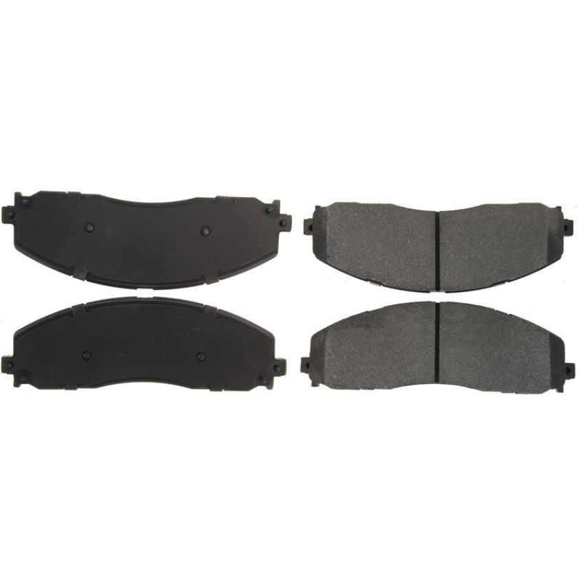 CENTRIC PARTS 300.16800 Centric Premium Semi-Metallic Brake Pads with Shims and Hardware