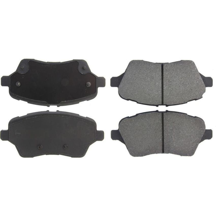 CENTRIC PARTS 300.17300 Centric Premium Semi-Metallic Brake Pads with Shims and Hardware