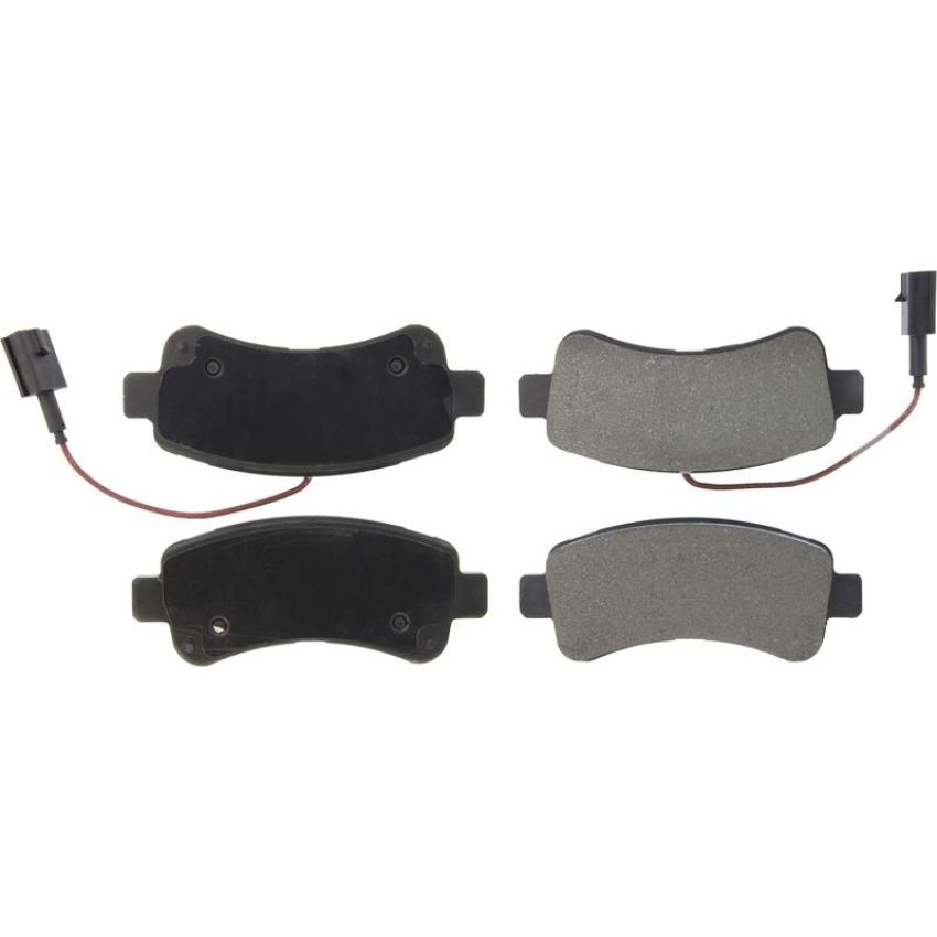 CENTRIC PARTS 300.17461 Centric Premium Semi-Metallic Brake Pads with Shims and Hardware