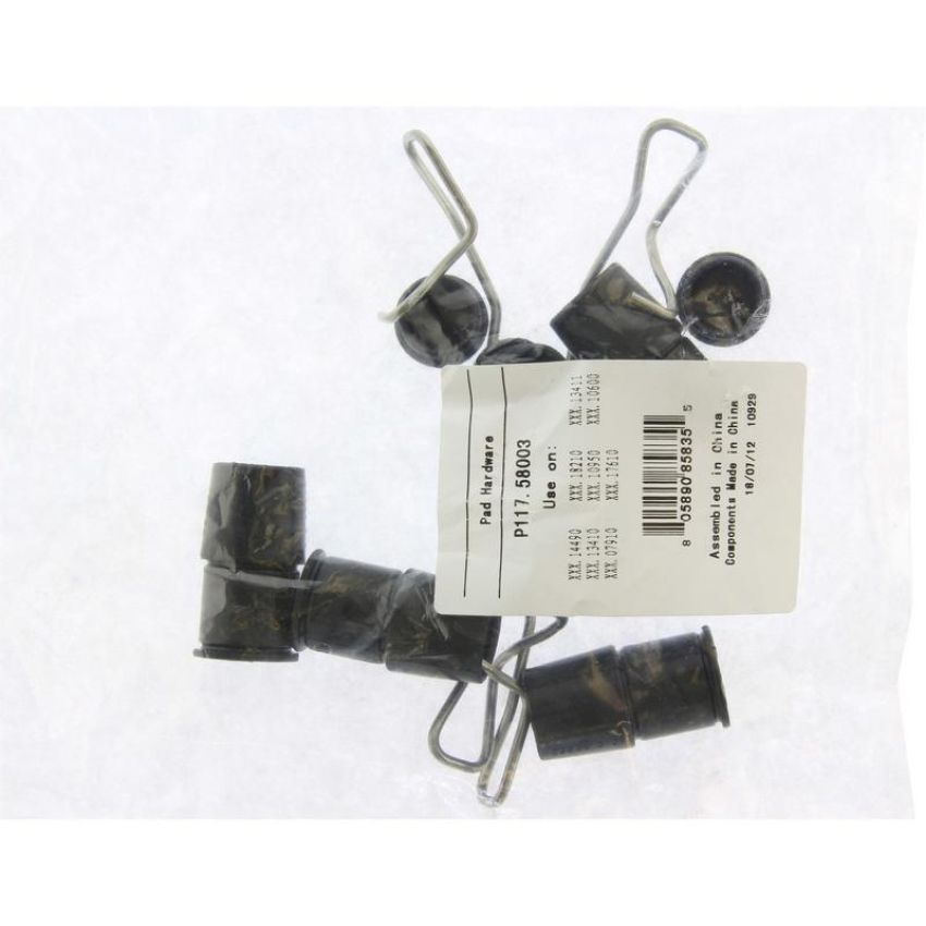 CENTRIC PARTS 300.17610 Centric Premium Semi-Metallic Brake Pads with Shims and Hardware