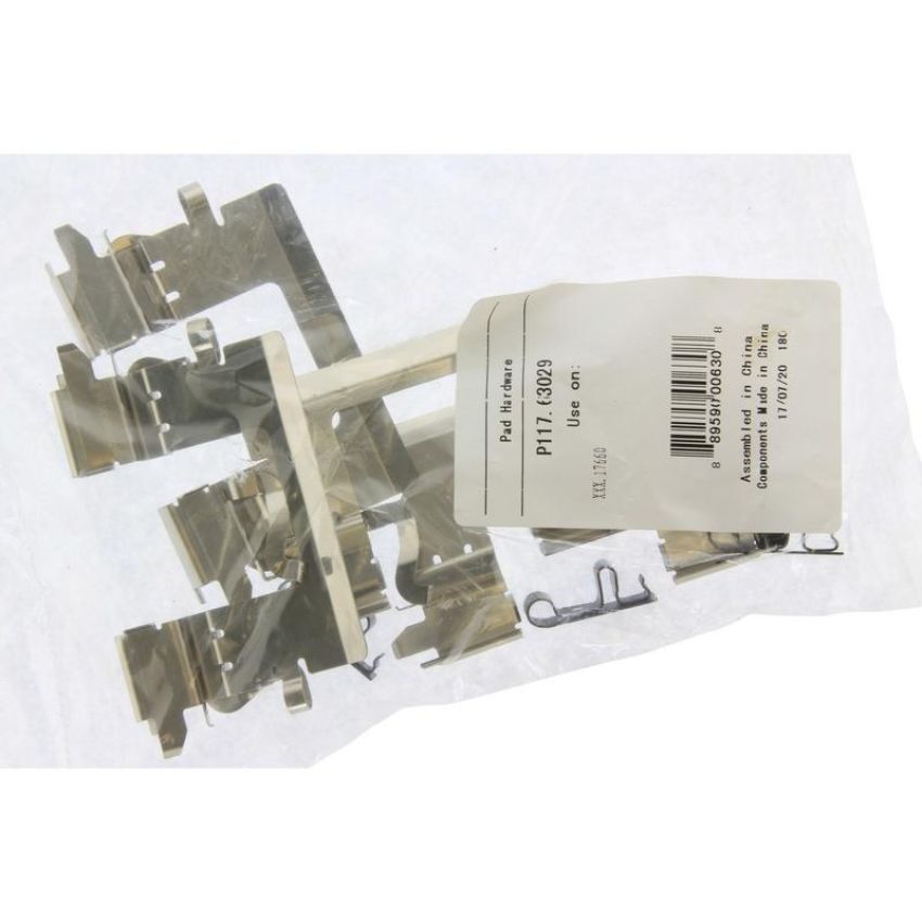 CENTRIC PARTS 300.17660 Centric Premium Semi-Metallic Brake Pads with Shims and Hardware