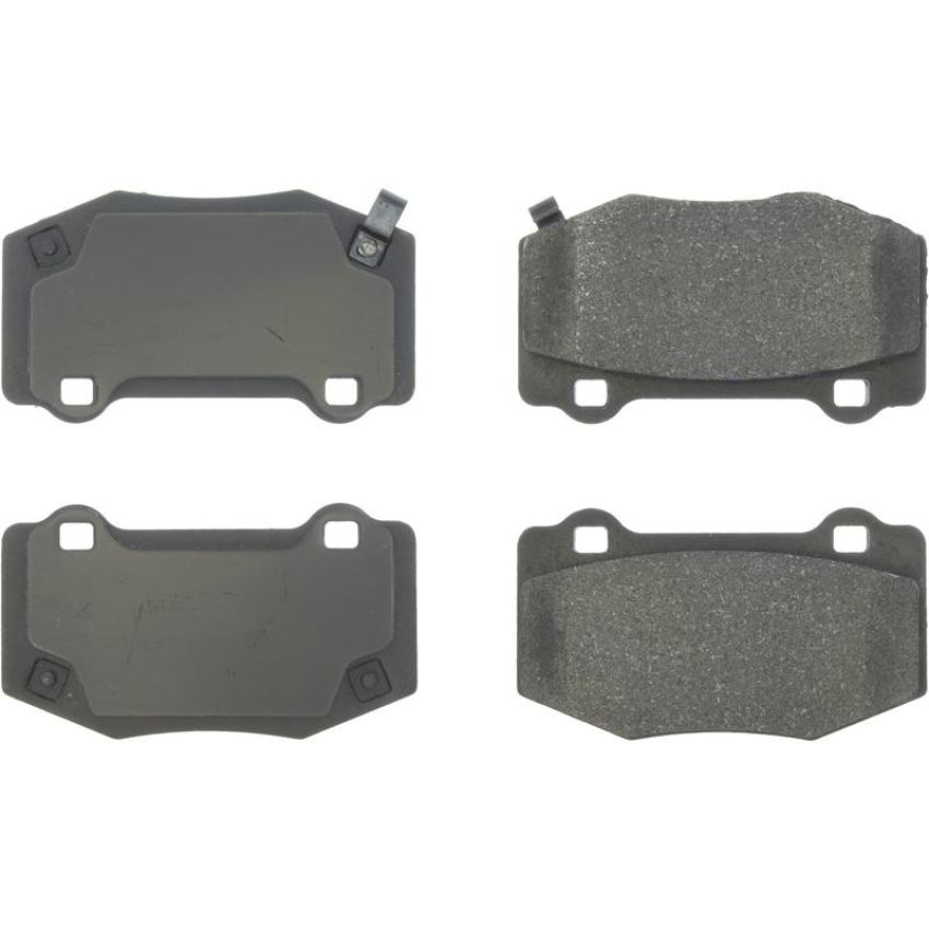 CENTRIC PARTS 300.18540 Centric Premium Semi-Metallic Brake Pads with Shims and Hardware