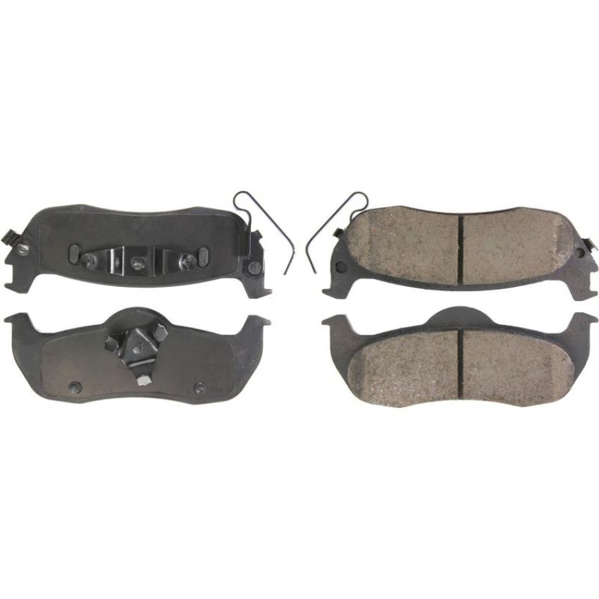 CENTRIC PARTS 301.10410 Centric Premium Ceramic Brake Pads with Shims and Hardware