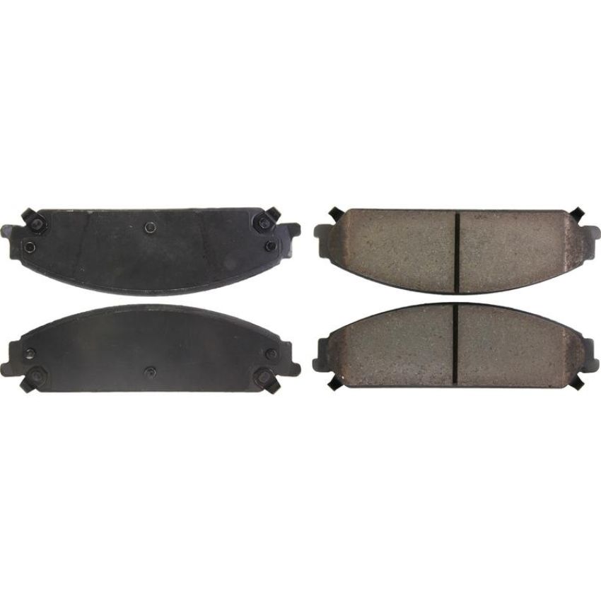 CENTRIC PARTS 301.10580 Centric Premium Ceramic Brake Pads with Shims and Hardware