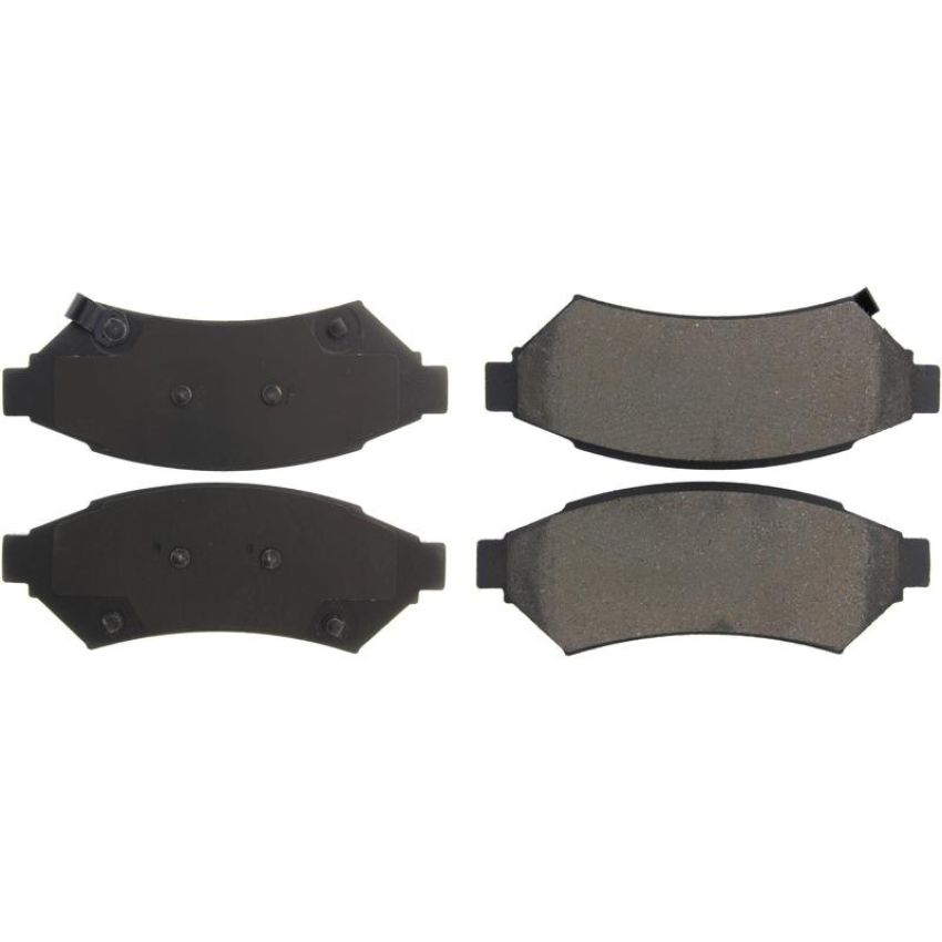 CENTRIC PARTS 301.10750 Centric Premium Ceramic Brake Pads with Shims and Hardware