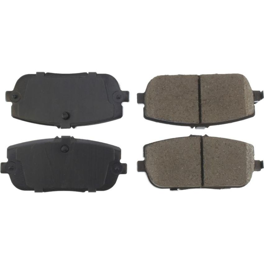 CENTRIC PARTS 301.11800 Centric Premium Ceramic Brake Pads with Shims and Hardware