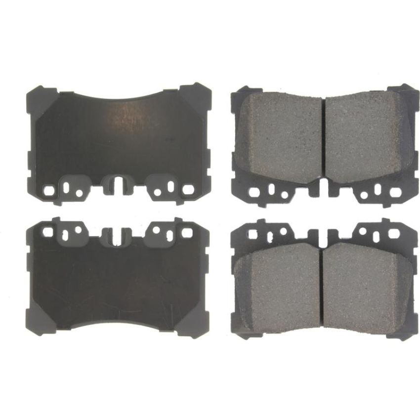 CENTRIC PARTS 301.12820 Centric Premium Ceramic Brake Pads with Shims and Hardware