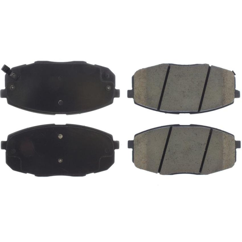 CENTRIC PARTS 301.13972 Centric Premium Ceramic Brake Pads with Shims and Hardware