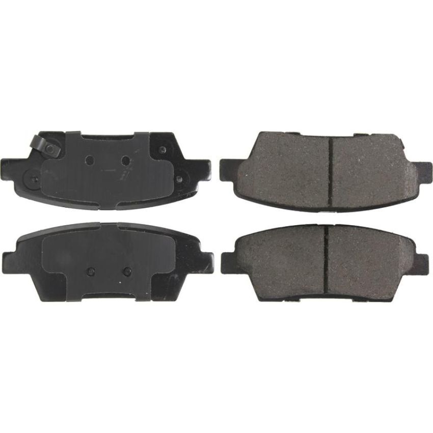 CENTRIC PARTS 301.15510 Centric Premium Ceramic Brake Pads with Shims and Hardware