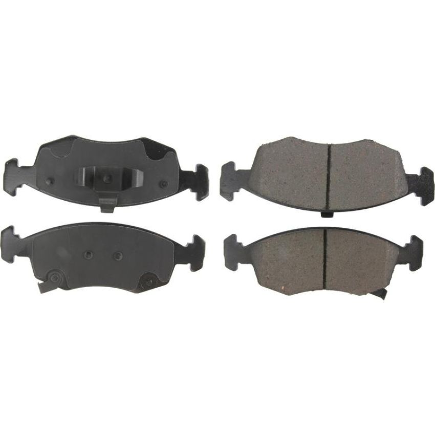 CENTRIC PARTS 301.15680 Centric Premium Ceramic Brake Pads with Shims and Hardware