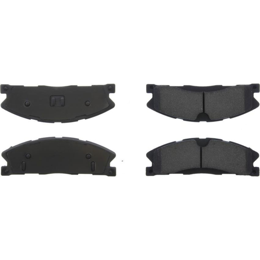 CENTRIC PARTS 301.16110 Centric Premium Ceramic Brake Pads with Shims and Hardware