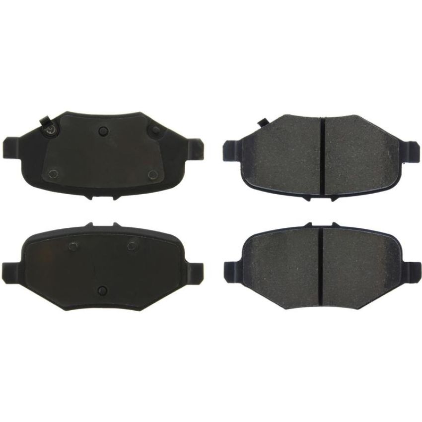 CENTRIC PARTS 301.16120 Centric Premium Ceramic Brake Pads with Shims and Hardware