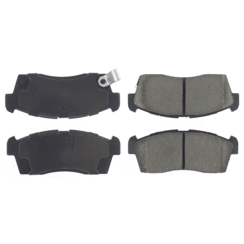 CENTRIC PARTS 301.16580 Centric Premium Ceramic Brake Pads with Shims and Hardware