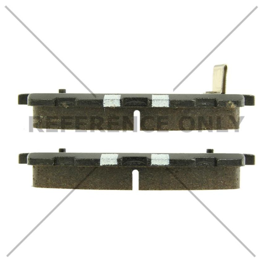 CENTRIC PARTS 301.16980 Centric Premium Ceramic Brake Pads with Shims and Hardware