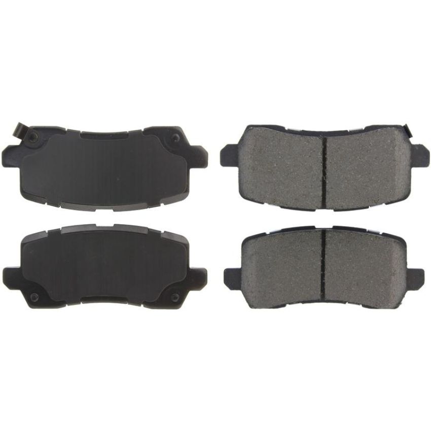 CENTRIC PARTS 301.16980 Centric Premium Ceramic Brake Pads with Shims and Hardware