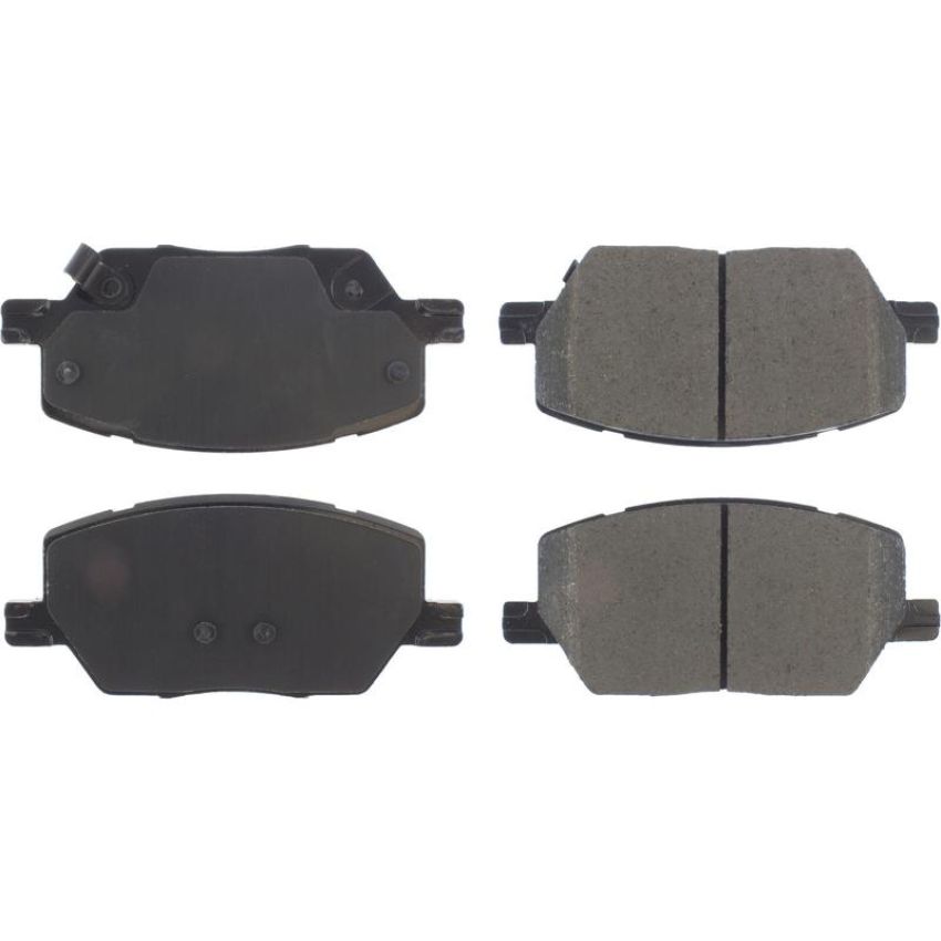 CENTRIC PARTS 301.18110 Centric Premium Ceramic Brake Pads with Shims and Hardware