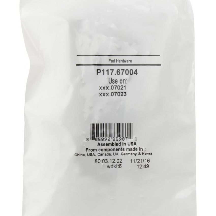 CENTRIC PARTS 306.07021 Centric Fleet Performance Brake Pads with Hardware