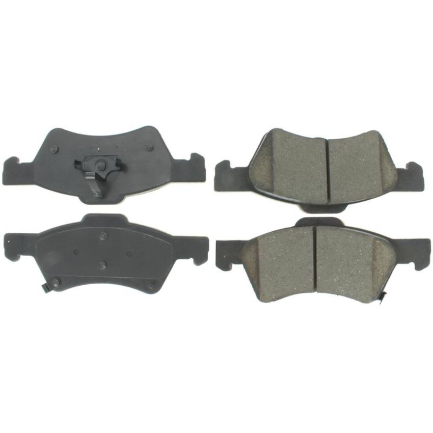 CENTRIC PARTS 306.08570 Centric Fleet Performance Brake Pads with Hardware