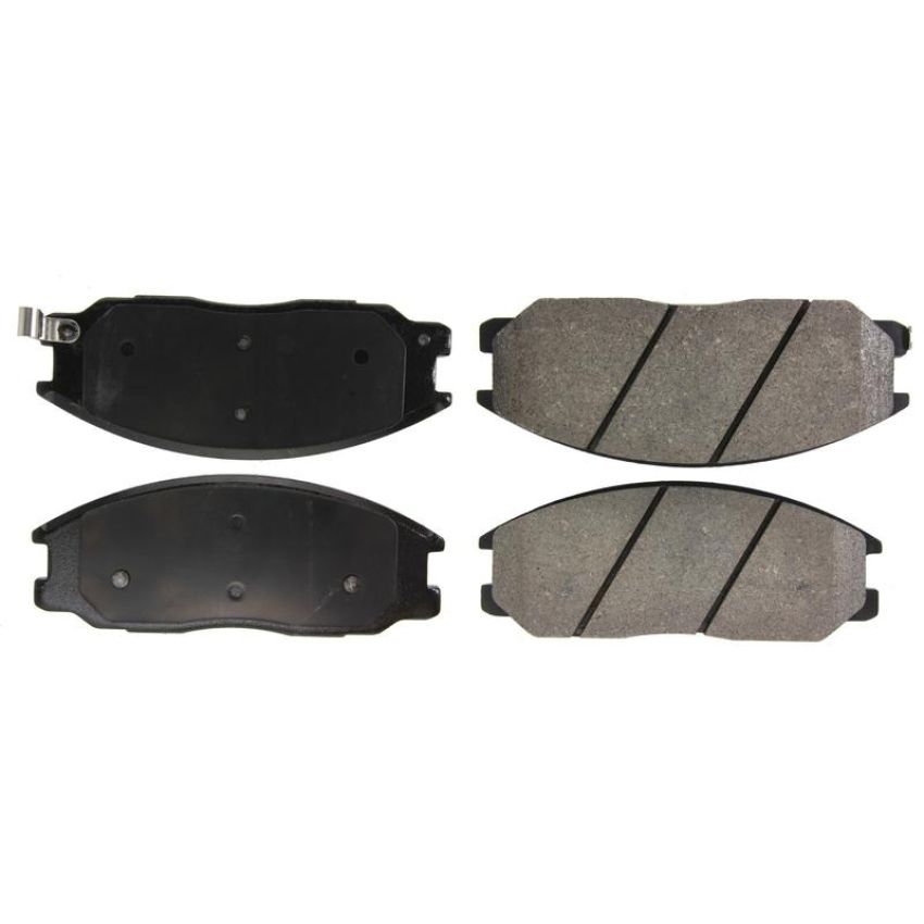 CENTRIC PARTS 306.08640 Centric Fleet Performance Brake Pads with Hardware