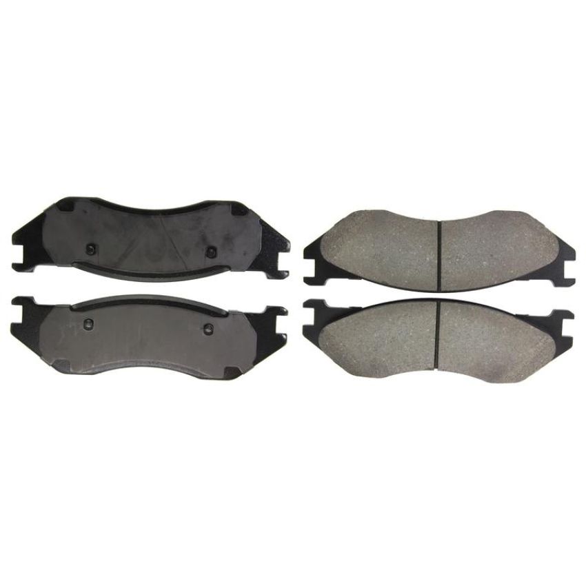 CENTRIC PARTS 306.08970 Centric Fleet Performance Brake Pads with Hardware